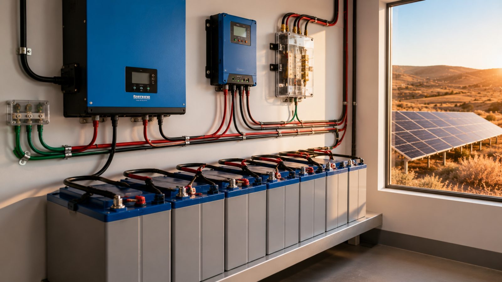How to Size a Battery Bank for Off-Grid Solar (Eastern Washington)
